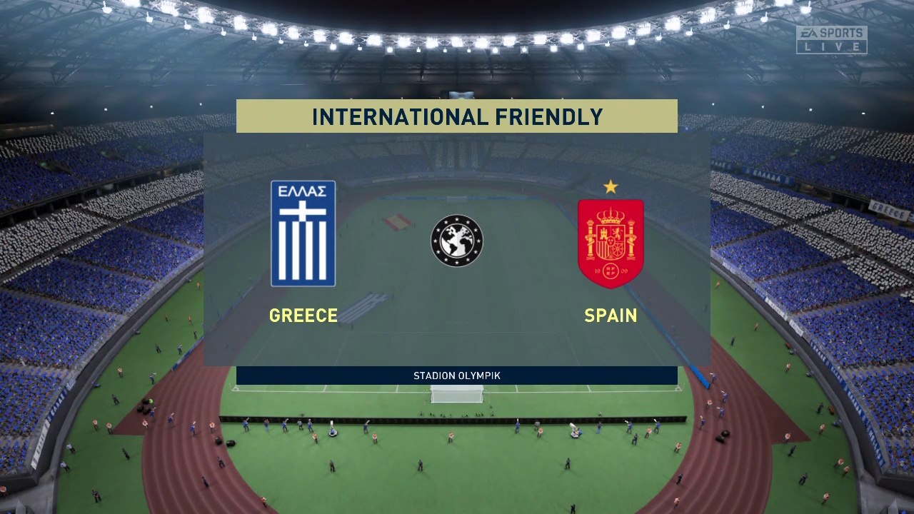 Greece vs Spain || World Cup Qualifiers - 11th November 2021 || Fifa 22