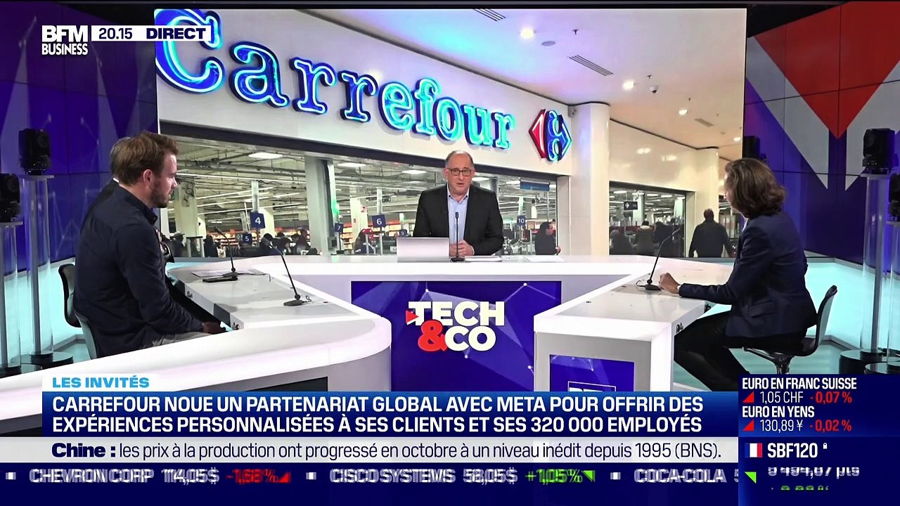 Elodie Perthuisot (Carrefour) & Guillaume Cavaroc (Meta) : Carrefour noue un partenariat global avec Meta pour offrir des expériences personnalisées à ses clients et ses 320 000 employés - 10/11