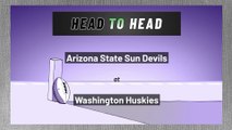 Arizona State Sun Devils at Washington Huskies: Over/Under