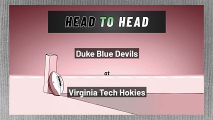 Duke Blue Devils at Virginia Tech Hokies: Over/Under
