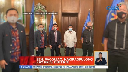 Sen. Pacquiao, nakipagpulong kay Pres. Duterte | UB