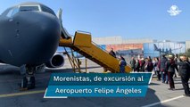 Presumen senadores de Morena y aliados vuelo en avión militar a Aeropuerto Felipe Ángeles