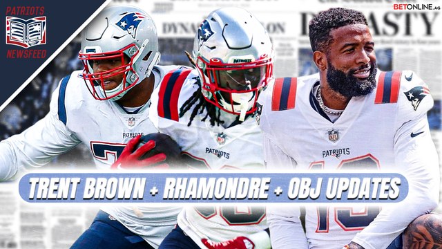 Trent Brown Returns, Rhamondre Stevenson Questionable & OBJ Sweepstakes | Patriots Newsfeed