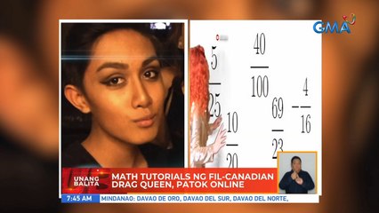 Math tutorials ng Fil-Canadian drag queen, patok online | UB