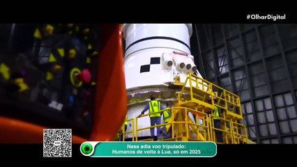 Nasa adia voo tripulado: humanos de volta à Lua, só em 2025