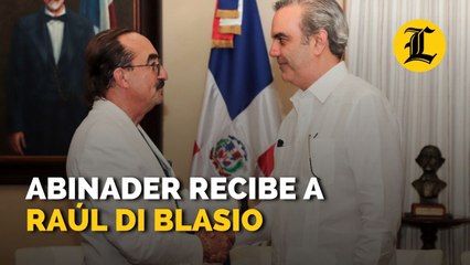 Abinader recibe a Raúl Di Blasio en el Palacio