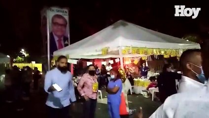 Celebración en CMD por virtual ganador Senén Caba