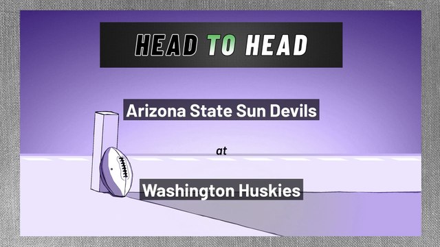 Arizona State Sun Devils at Washington Huskies: Spread