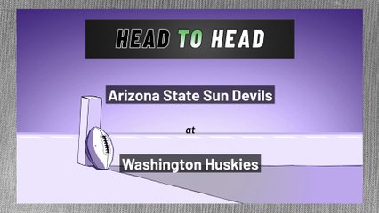 Arizona State Sun Devils at Washington Huskies: Spread