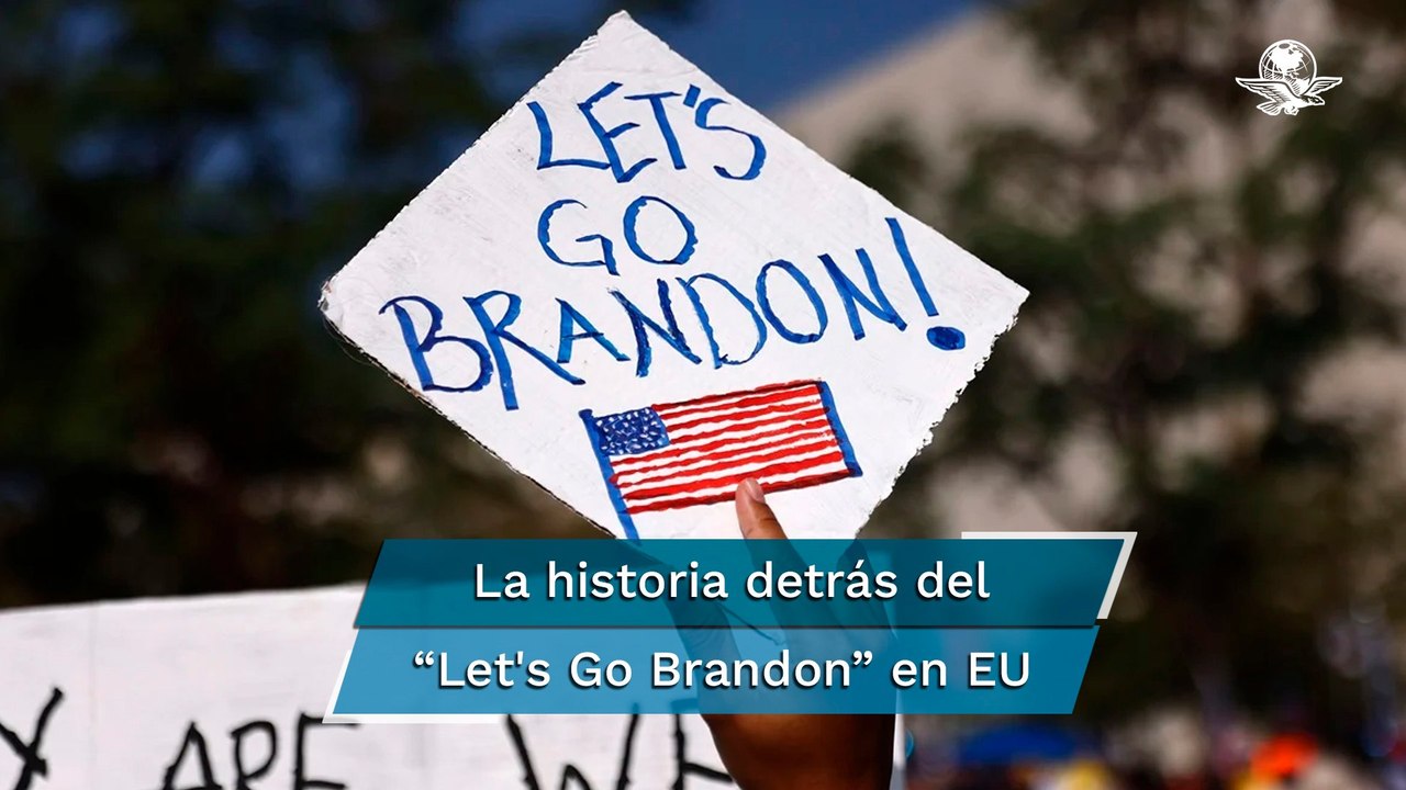 ¿Por qué en EU comenzaron a usar “¡Vamos, Brandon!” para “mandar al infierno” a Biden?