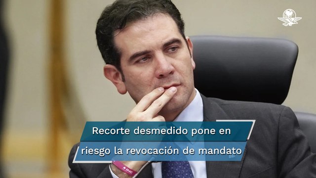 Recorte al INE pone en riesgo revocación de mandato: Córdova