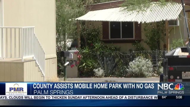 Riverside County Assists Palm Springs Mobile Home Park With No Gas