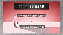 New Mexico State Aggies at Alabama Crimson Tide: Over/Under