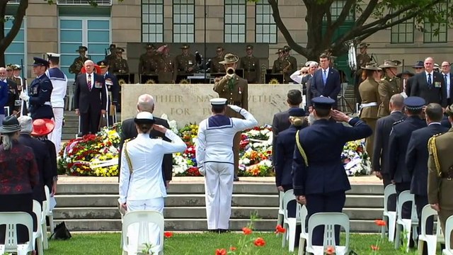 Australia marks remembrance day with memorial services across country