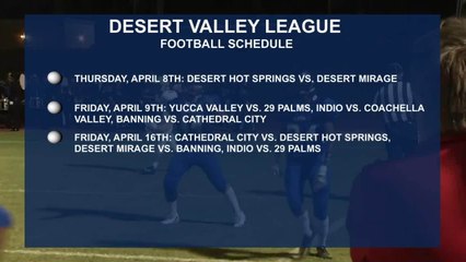del dvl final HSFB SCHEDULES