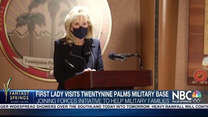 First Lady Visits Military Families in Twentynine Palms