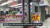 E o fantasma da inflação também preocupa nos Estados Unidos. A taxa anualizada é a maior nas últimas três décadas.