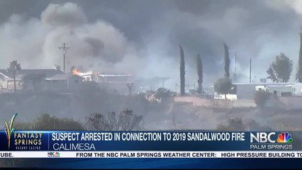 Suspect Arrested in Connection to 2019 Fire in Calimesa