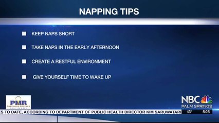 YOUR HEALTH TODAY: Take a nap!