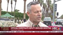 Deputy involved shooting in Indian Wells
