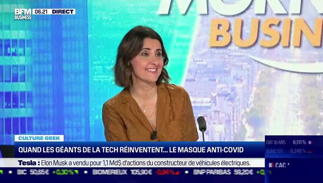 Culture Geek : Quand les géants de la tech réinventent... le masque anti-Covid, par Anthony Morel - 11/11
