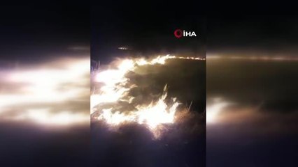 Son dakika: Yüksekova kuş cennetindeki yangını söndürme çalışmaları devam ediyor
