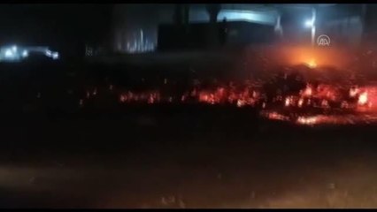 KAHRAMANMARAŞ - Pamuk deposunda yangın