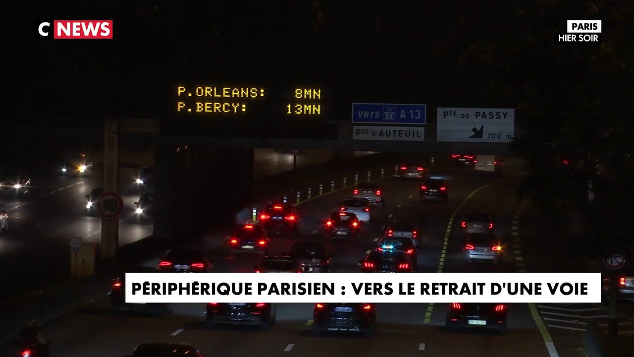 Périphérique parisien : vers le retrait d'une voie