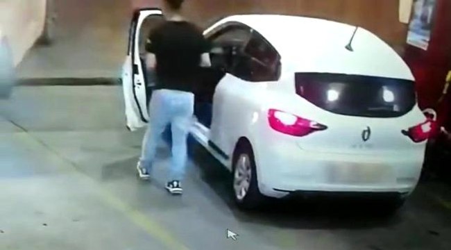 Son dakika haberi | Maltepe'de lüks otomobillerin ön panel ve göstergelerini çalan hırsızlar kamerada