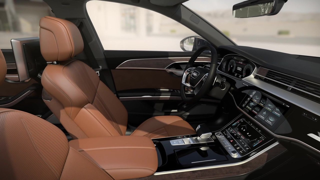 Ruhesitz und Massagefunktion im neuen Audi A8 L Animation