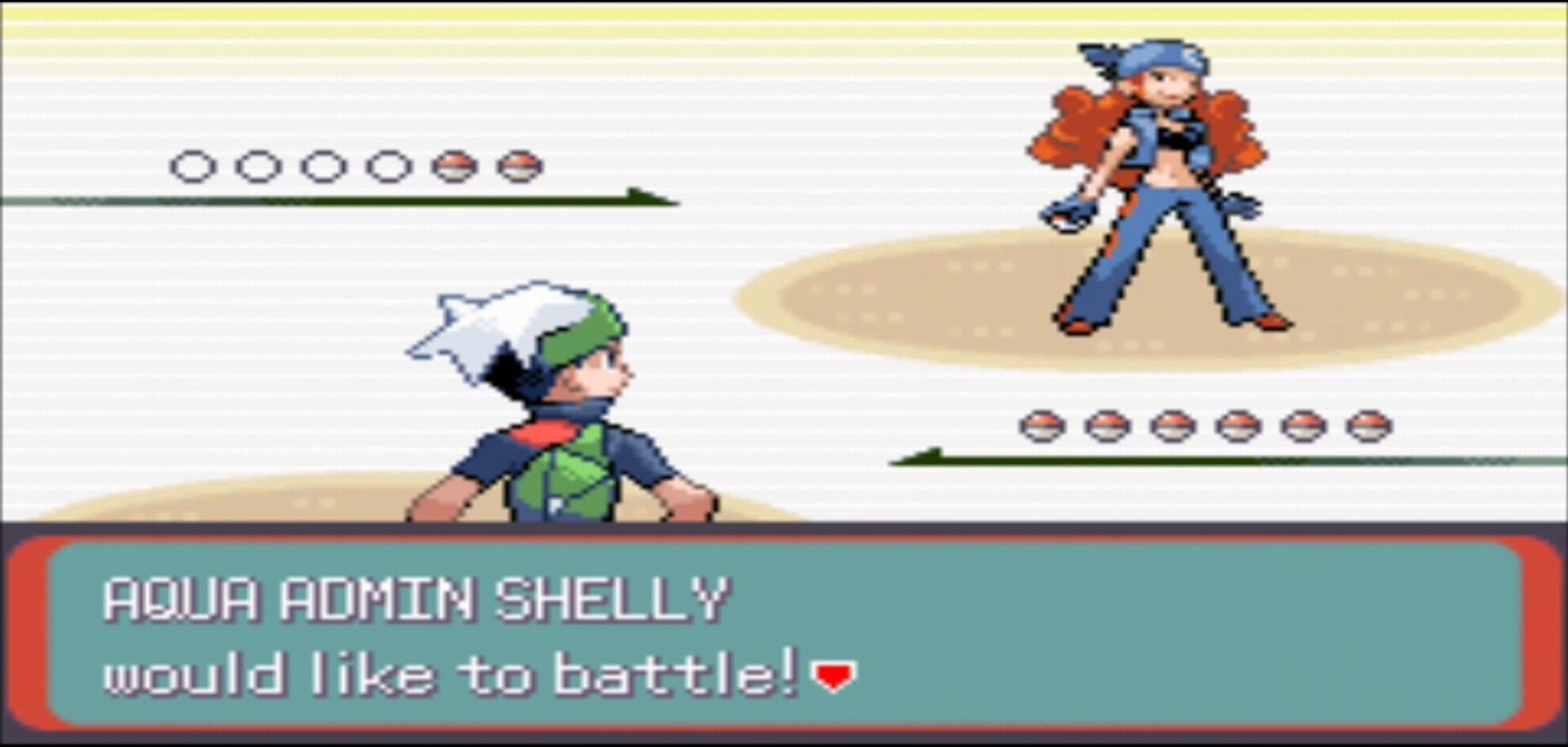 Pokemon Emerald - Aqua Admin 1st Battle: Shelly