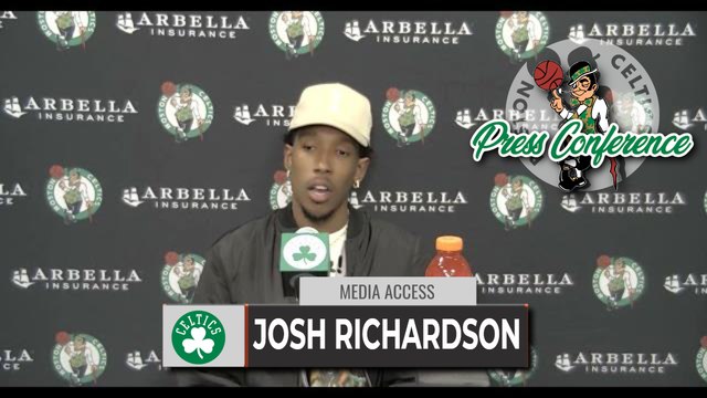 Josh Richardson: I think we're all starting to find our footing. | Celtics vs Raptors