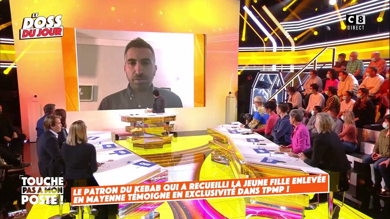 Le patron du kebab qui a recueilli la joggeuse de 17 ans enlevée en Mayenne témoigne dans TPMP: "Elle était devant ma vitrine, elle était choquée!" - VIDEO