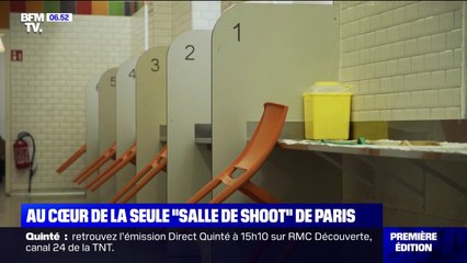 Au cœur de la seule "salle de shoot" de Paris