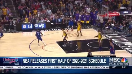 NBA Releases First Half of Regular Season Schedule & Potential NHL Start Date