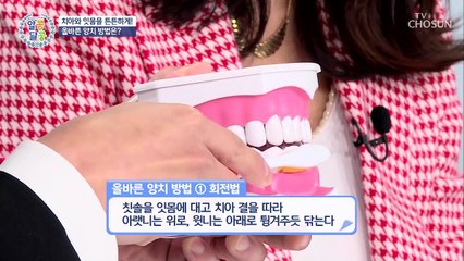 잇몸이 「좋을 때 VS 안 좋을 때」 제대로 알고 양치하자!! TV CHOSUN 20211111 방송