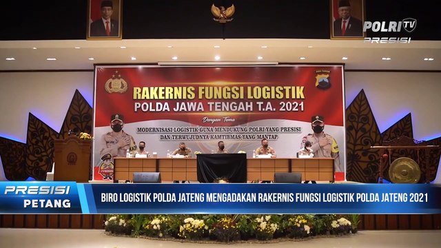 Biro Logistik Polda Jateng Adakan Rakernis Fungsi Logistik 2021