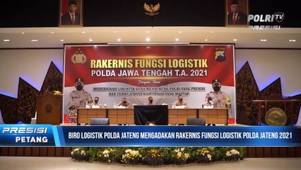 Biro Logistik Polda Jateng Adakan Rakernis Fungsi Logistik 2021