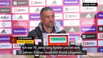 Enrique: “Kein Druck ist das wahre Problem”