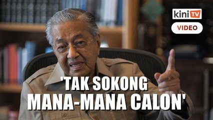 Dr M tegur calon 'jual' namanya dan Pejuang di Melaka