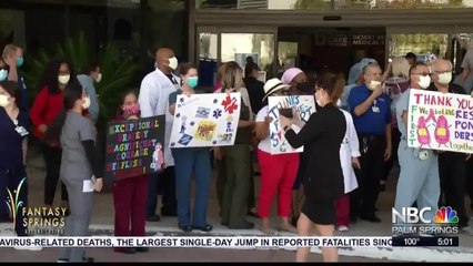 First Responders Honor Health Care Workers