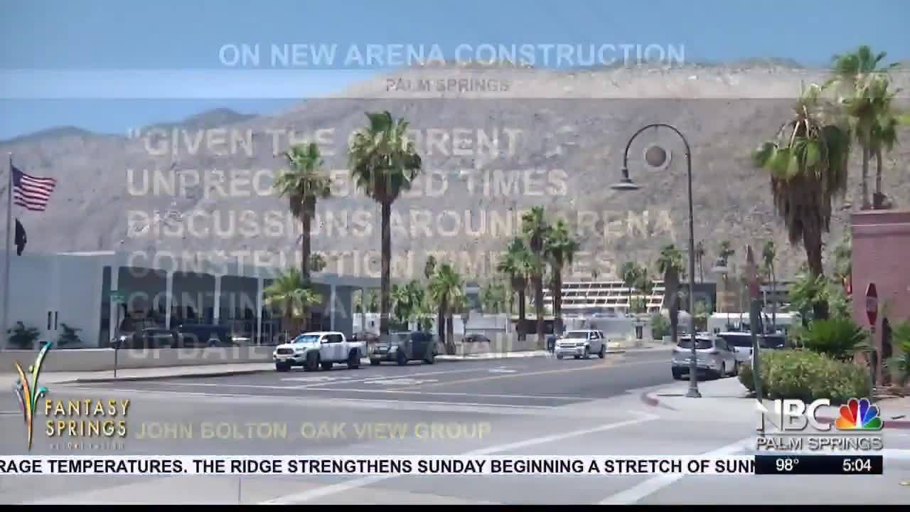 Arena project delayed