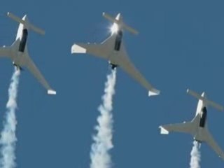 Patrouille Reva au centenaire de l'aeroport de Toussus