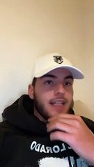 Simon Castaldi s'explique sur Instagram.