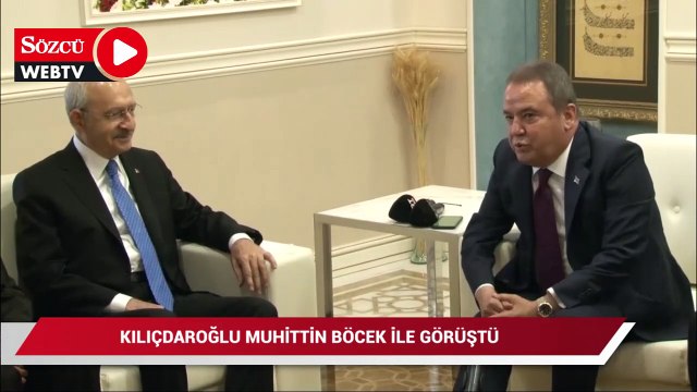 Kılıçdaroğlu Muhittin Böcek ile görüştü