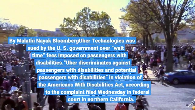 Feds sue Uber over wait time fees for disabled passengers