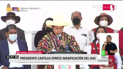 Pedro Castillo hace balance de 100 días de gobierno