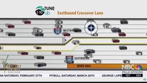 New crossover lane causes confusion on I10