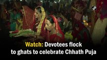 Watch: Devotees flock to ghats to celebrate Chhath Puja