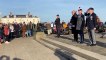 Two-minute silence for Armistice Day by Seaham's war memorial and Tommy statue